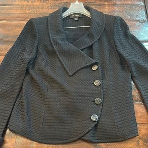 St. John’s size 12 knit black suit